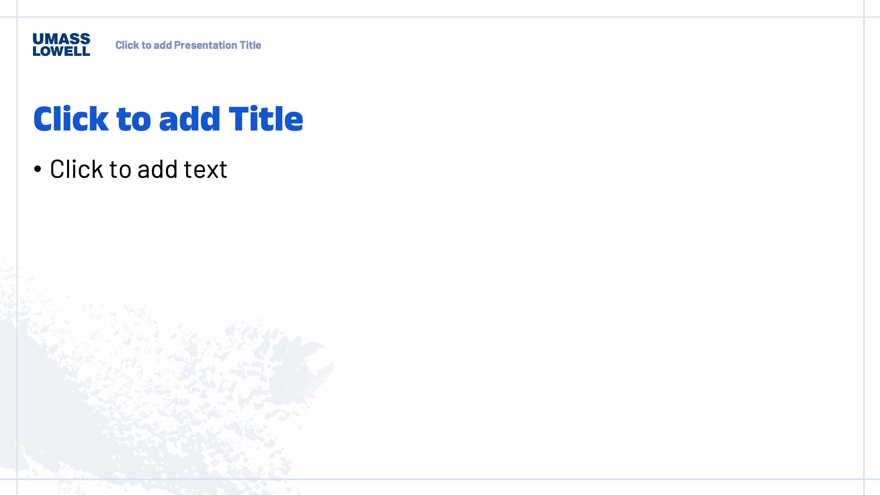 Screenshot of a PowerPoint template slide.