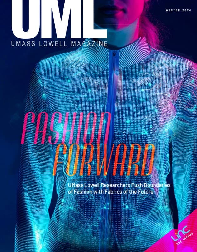 Umass Lowell Magazine cover