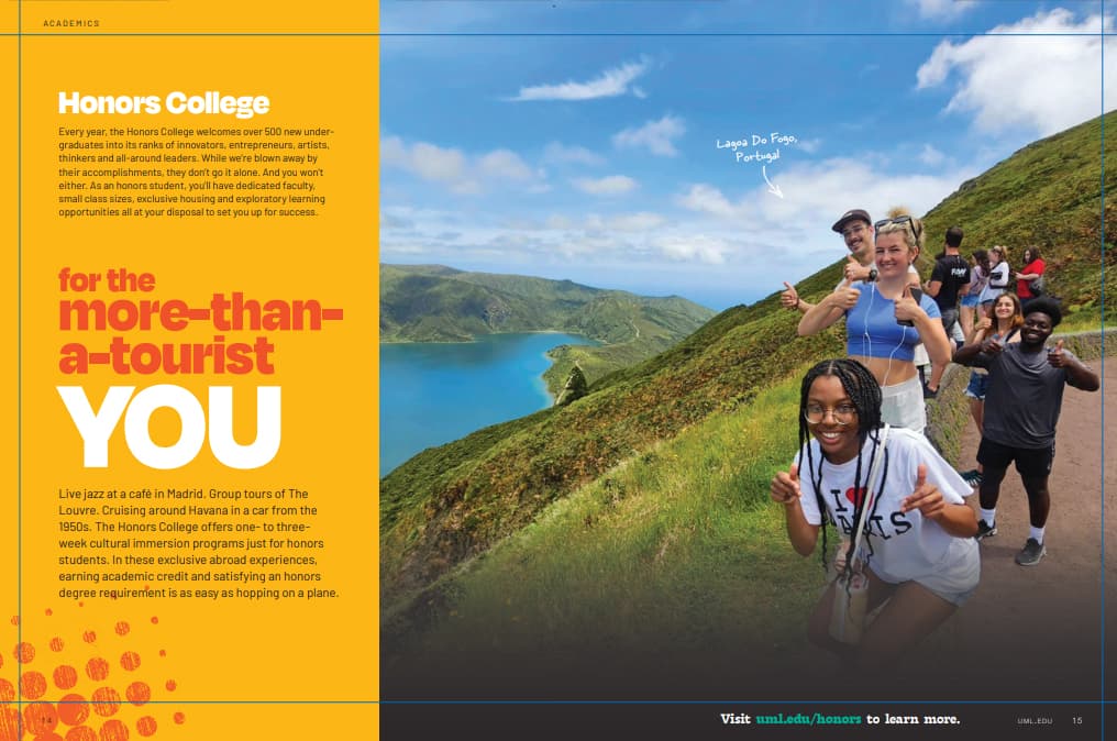 Viewbook inside pages