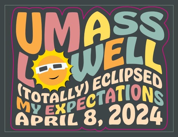 UMass Lowell sticker sheet